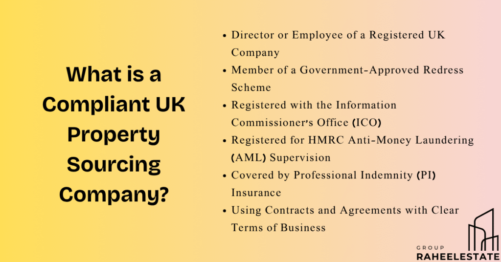 What is a Compliant UK Property Sourcing Company?